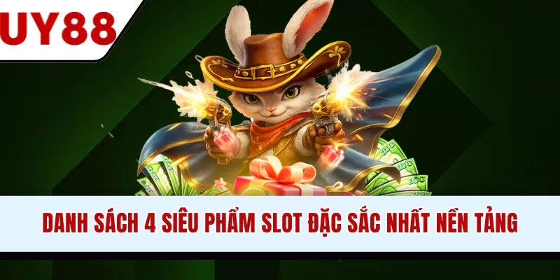 Danh sách 4 siêu phẩm slot đặc sắc nhất nền tảng