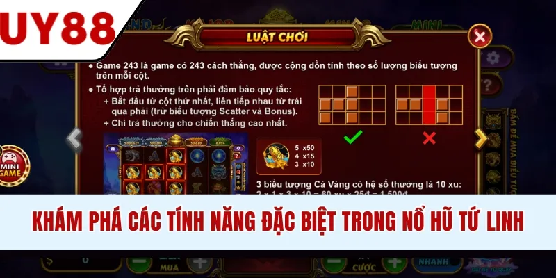 Khám phá các tính năng đặc biệt trong nổ hũ Tứ Linh