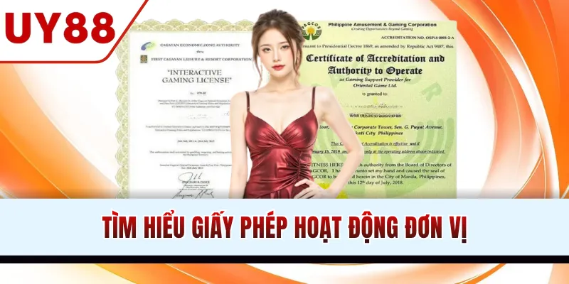 Tìm hiểu giấy phép hoạt động đơn vị